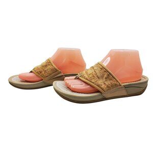 Womens Bare Traps "Dasie" Fabric Thong Sandals